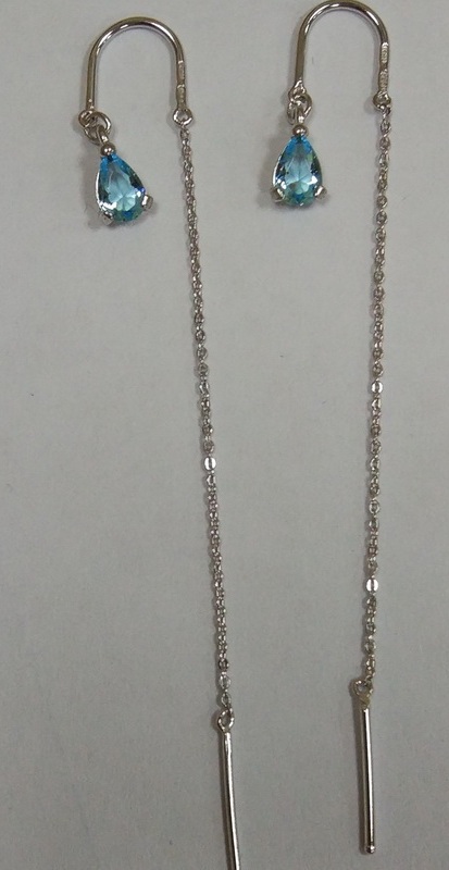 Серьги из серебра 300637