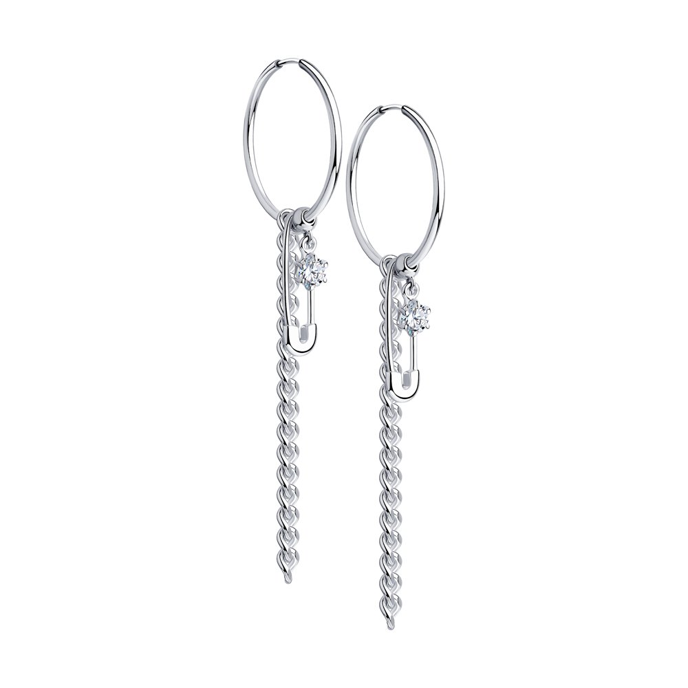 Серьги из серебра 94024273