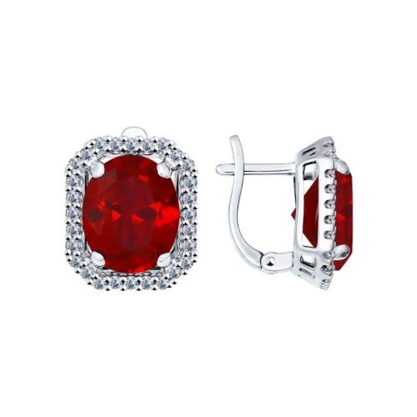 Серьги из серебра 84020001