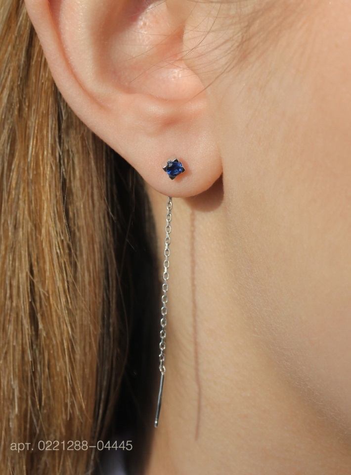 Серьги из серебра 0221288-04445