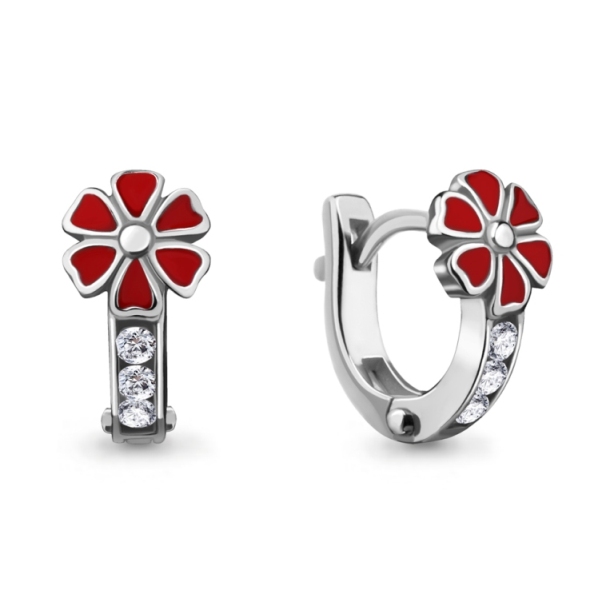 Серьги из серебра 45866А