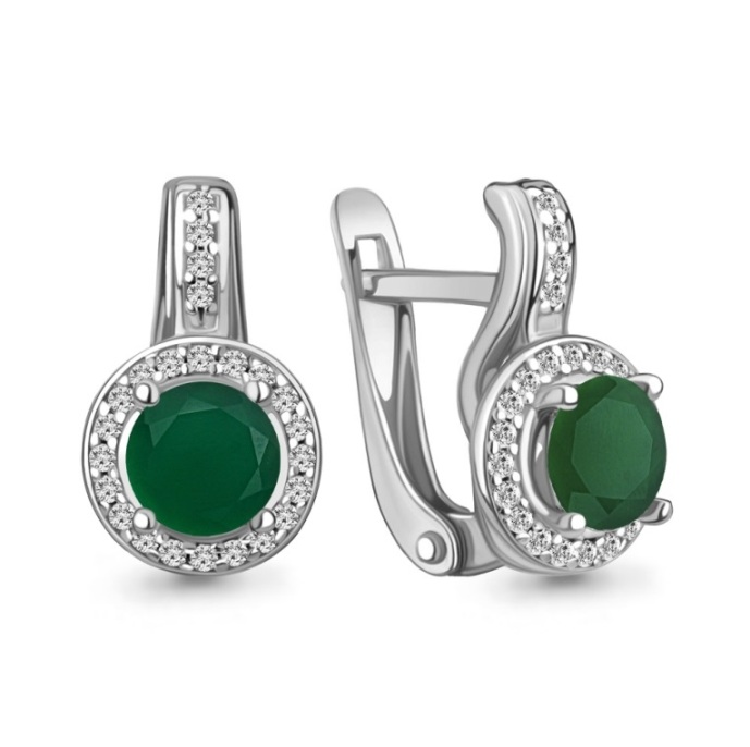 Серьги из серебра 4298109А