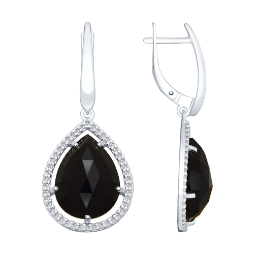 Серьги из серебра 92022042
