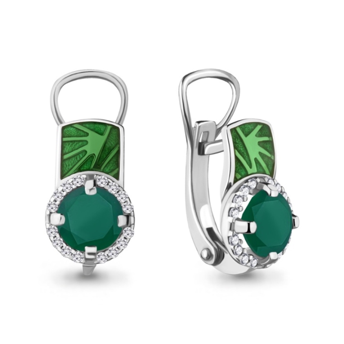 Серьги из серебра 4464109А