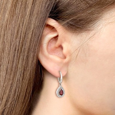 Серьги из серебра 4410203А