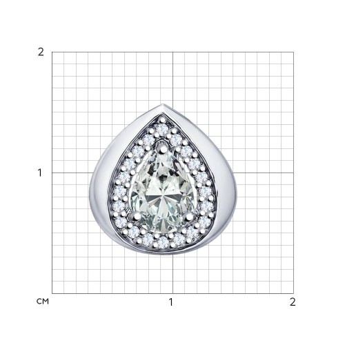 Подвеска из серебра 94031987