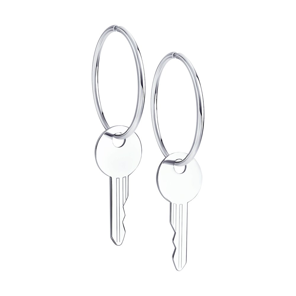Серьги из серебра 94024419