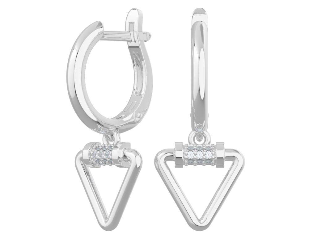 Серьги из серебра 2101549-00775