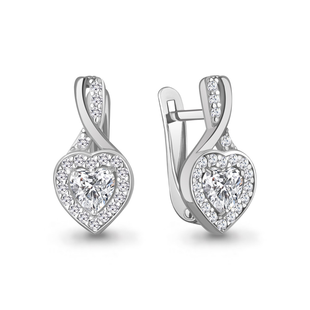Серьги из серебра 400520А