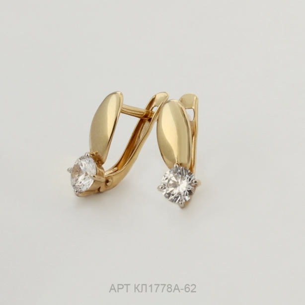 Серьги из золота кл1778а-62