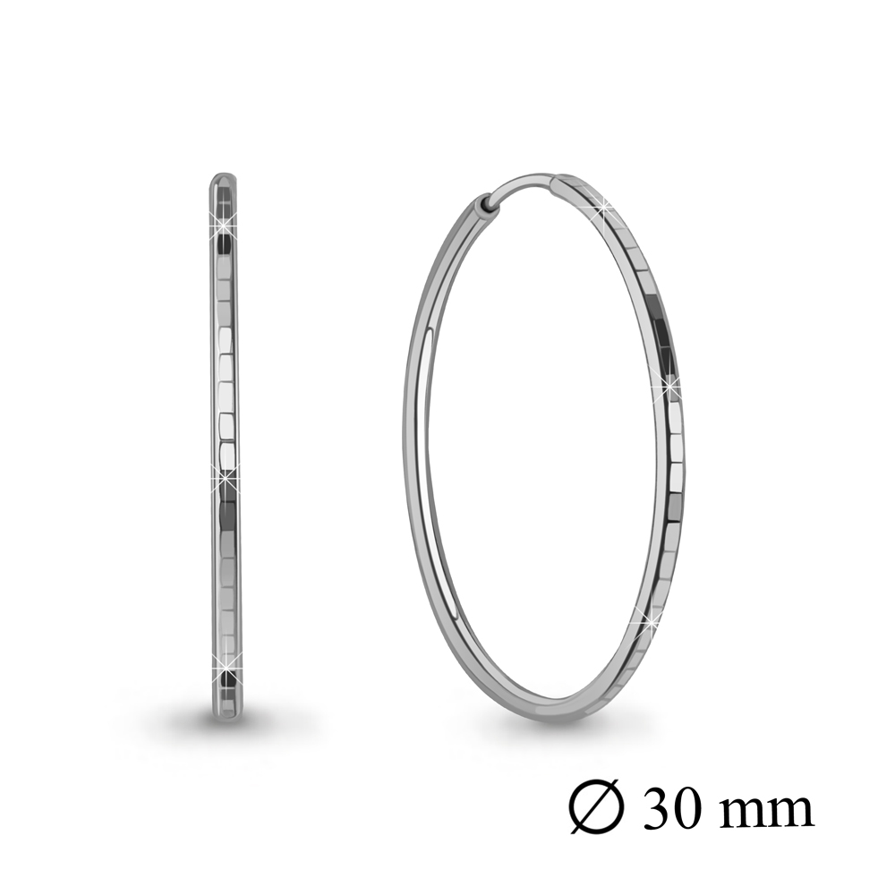 Серьги из серебра 32235р д. 30 мм