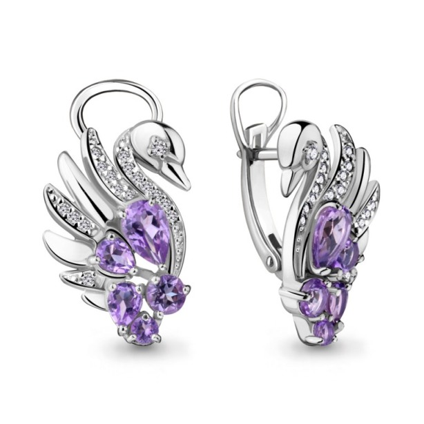 Серьги из серебра 4488204А