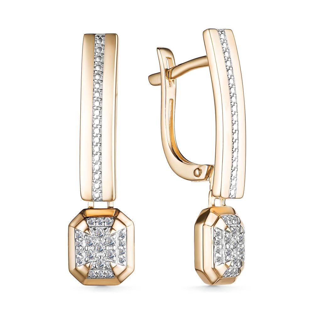 Серьги из золота 25741-100