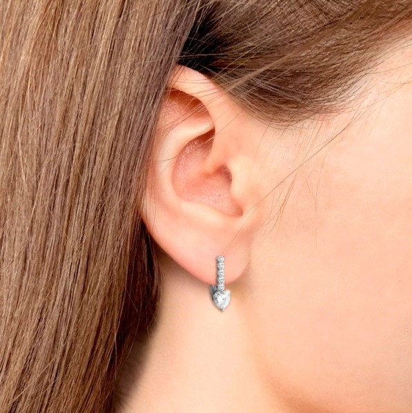Серьги из серебра 400610А