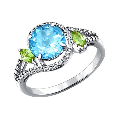 Кольцо из серебра 92010946