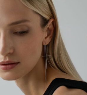 Серьги из серебра НС22-1838-3