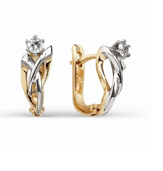 Серьги из золота 2587-100
