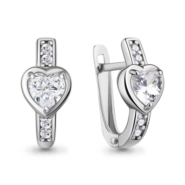 Серьги из серебра 400513А