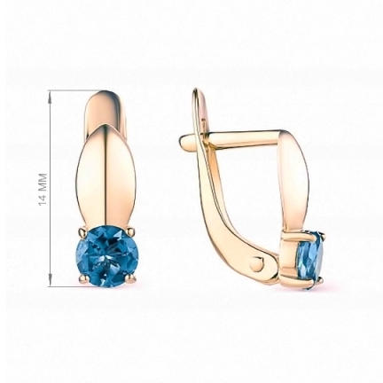 Серьги из золота С130-1259Тмс