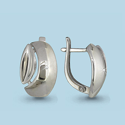 Серьги из серебра 45134А