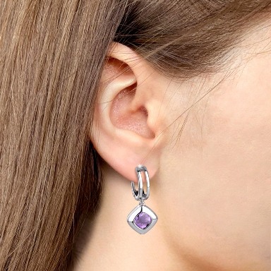 Серьги из серебра 45011304