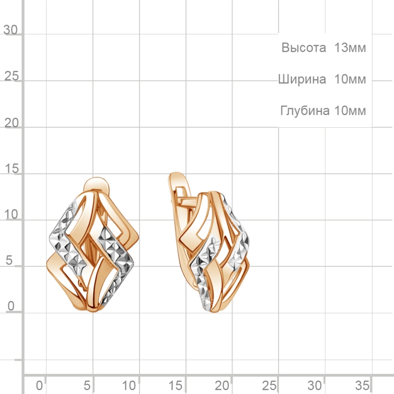 Серьги из золота 31594
