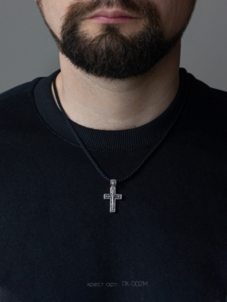 Крест из серебра ПК-002м