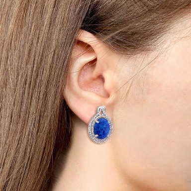 Серьги из серебра 4443495А