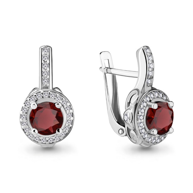 Серьги из серебра 4298003А
