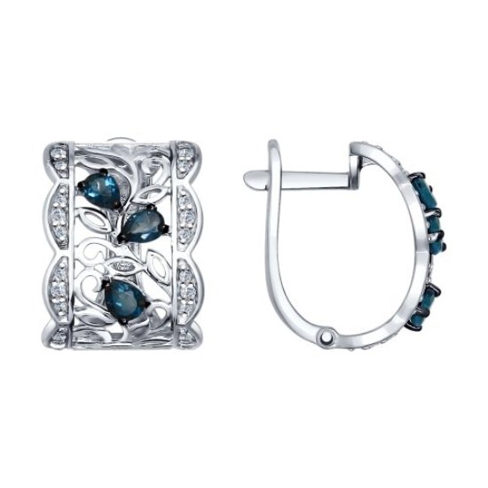 Серьги из серебра 92021482