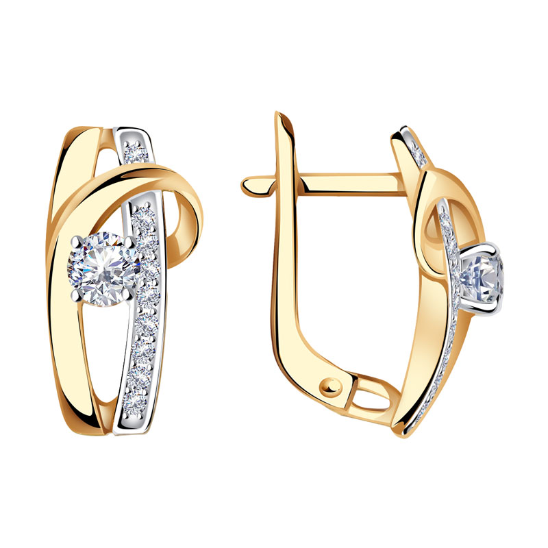 Серьги из золота кл3361а-01