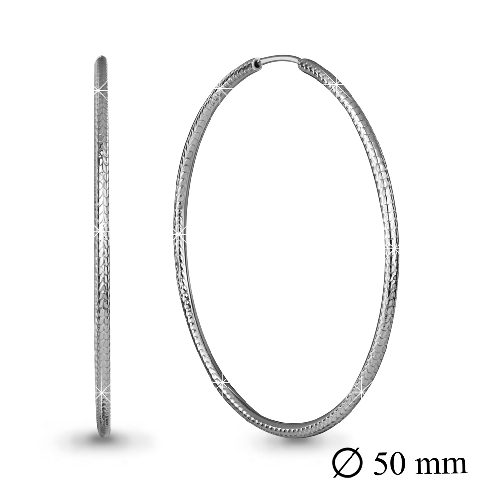 Серьги из серебра 32232р д. 50 мм