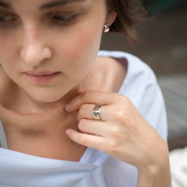 Серьги из серебра 0201384-00245