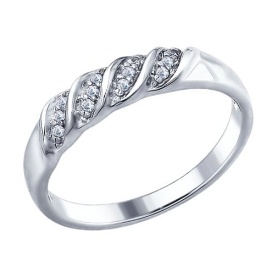 Кольцо из серебра 94012324