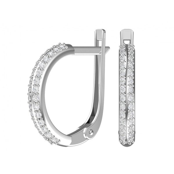 Серьги из серебра 2100630-00775