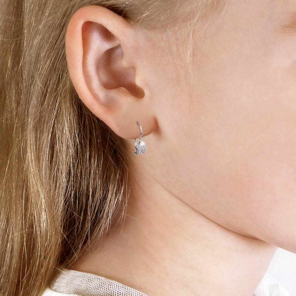 Серьги из серебра 490029