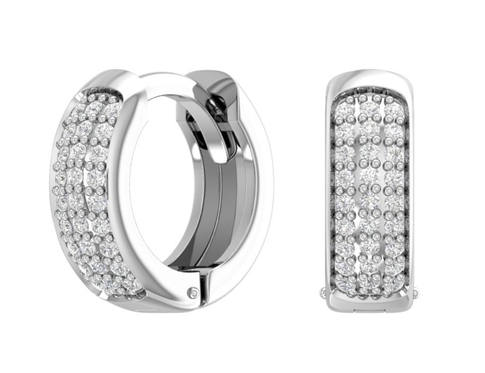 Серьги из серебра 0201557-00775