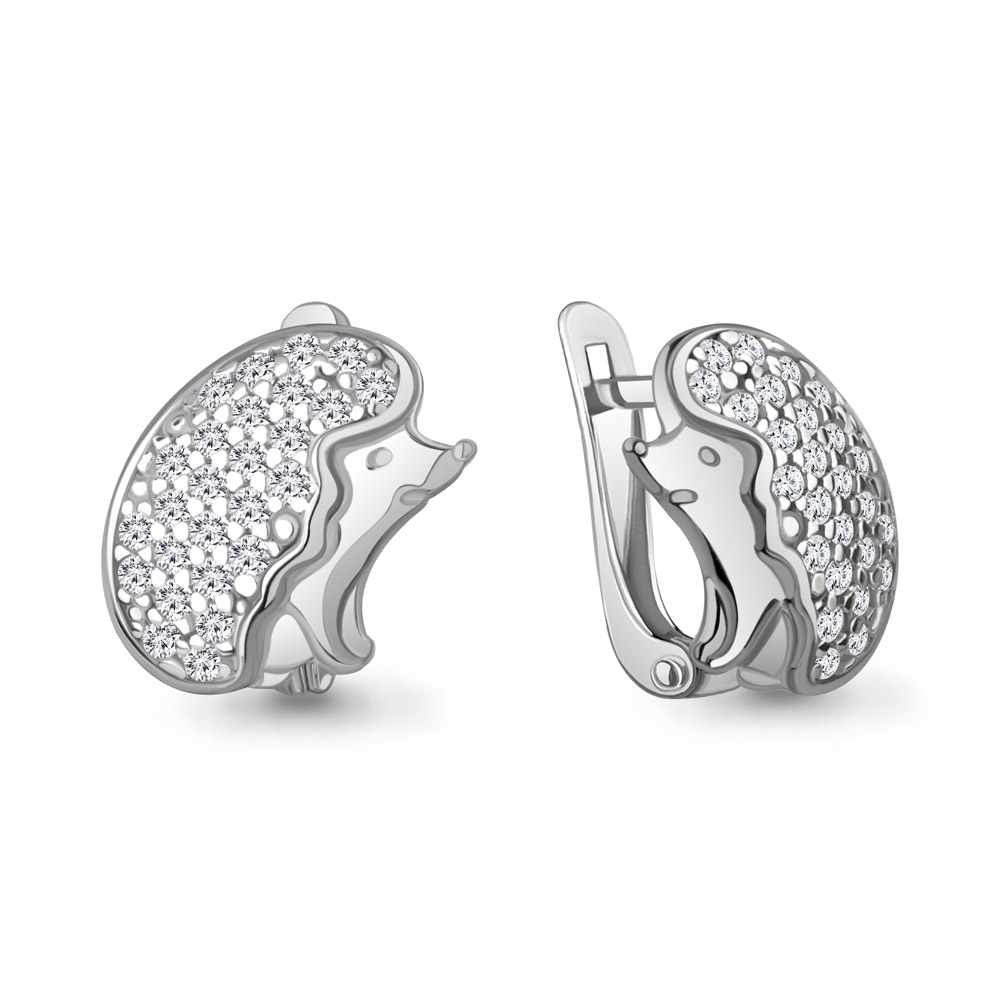 Серьги из серебра 400507А