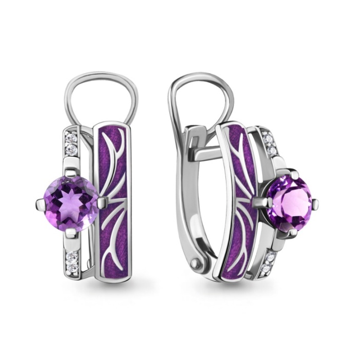 Серьги из серебра 4463904А