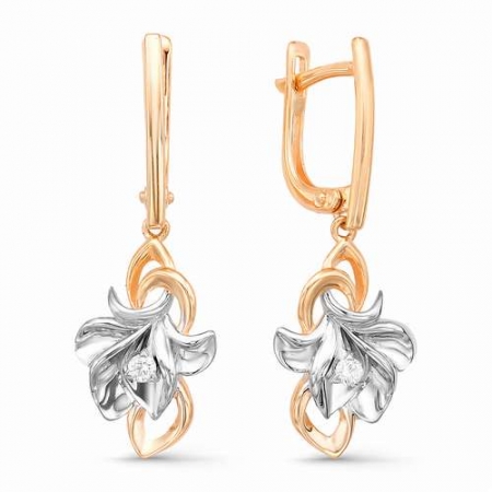 Серьги из золота 22489-100