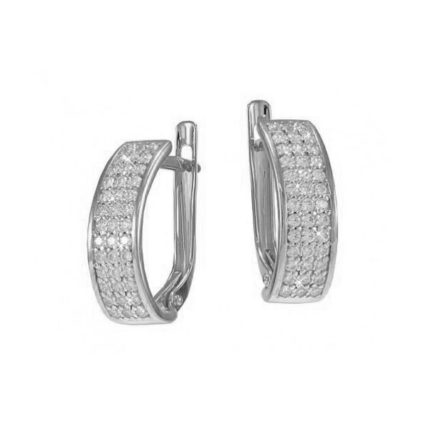 Серьги из серебра 2100577-00775