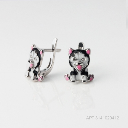 Серьги из серебра 3141020412