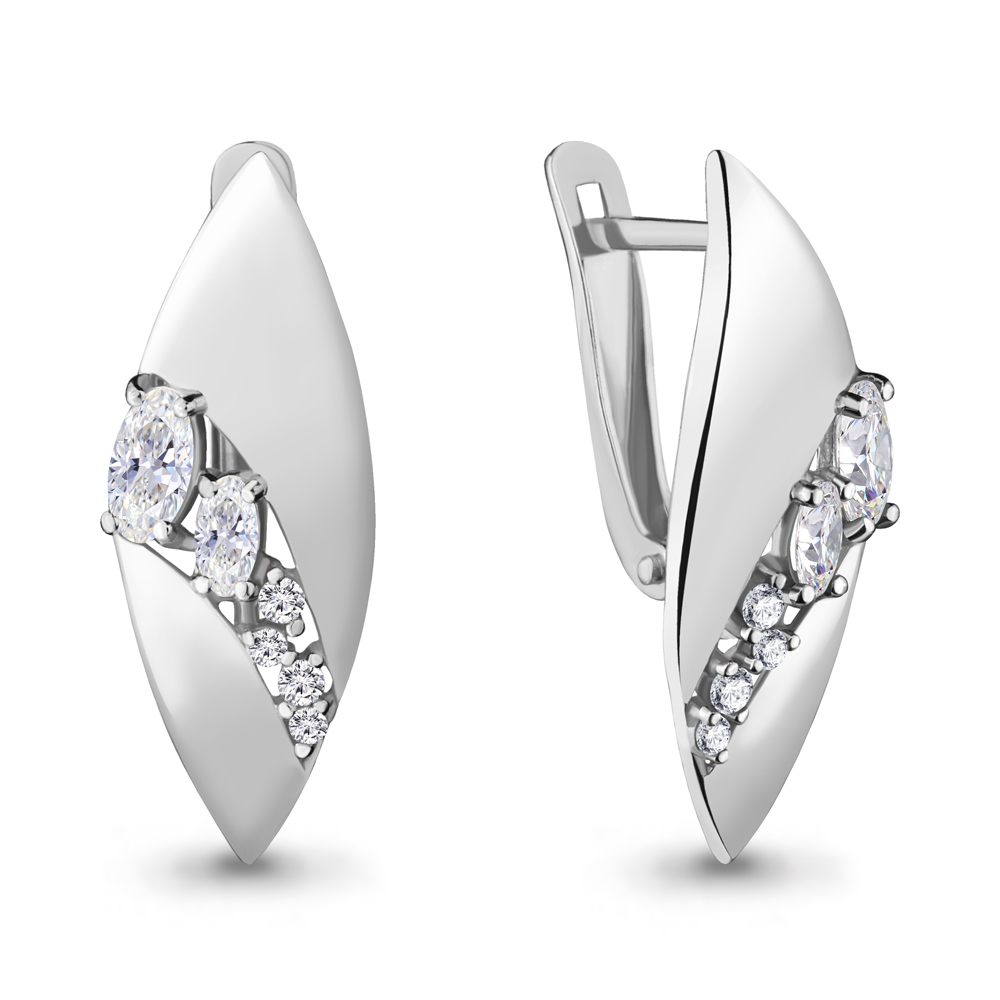 Серьги из серебра 45849А