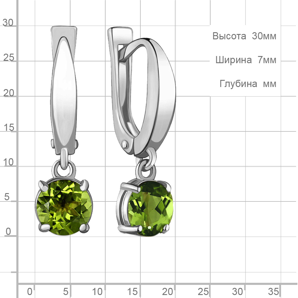Серьги из серебра 4409507