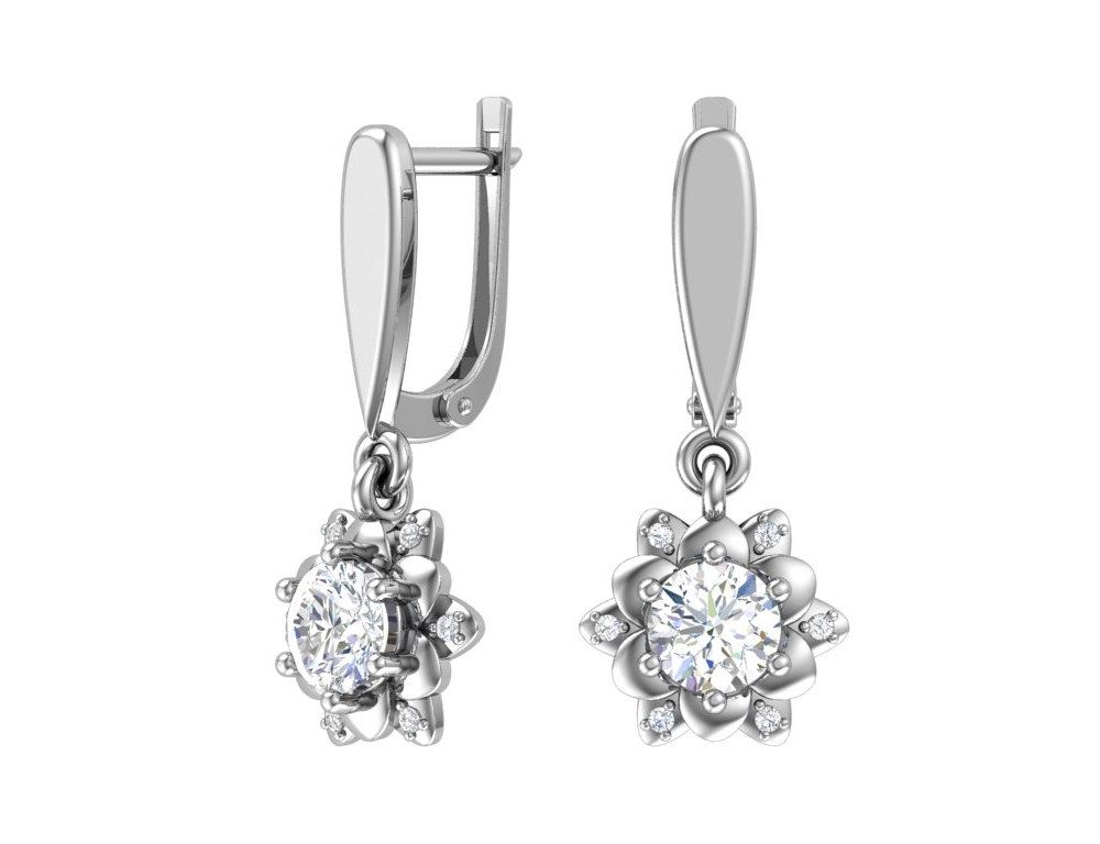 Серьги из серебра 2100758-00775