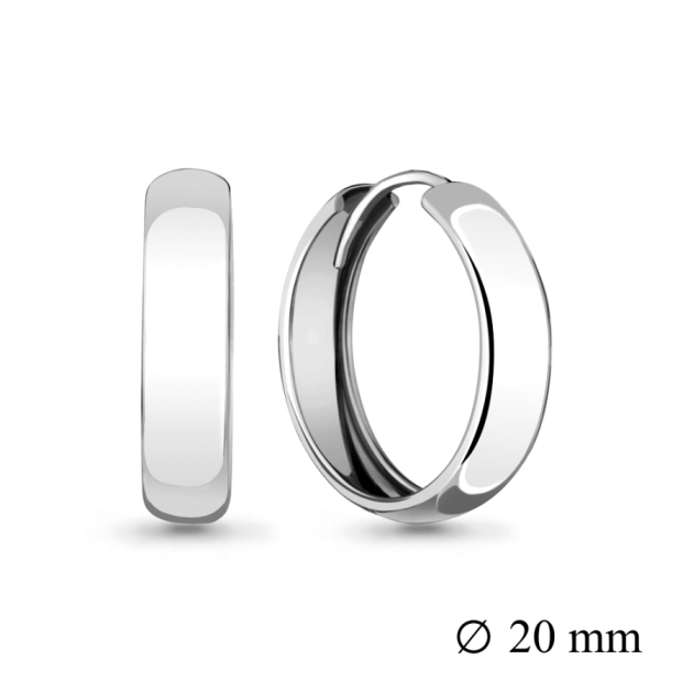 Серьги из серебра 31370 д. 20 мм