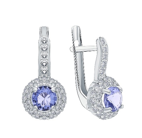Серьги из серебра 2100651-05405
