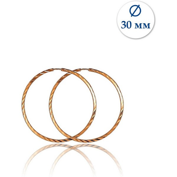 Серьги из серебра К-43-002-30