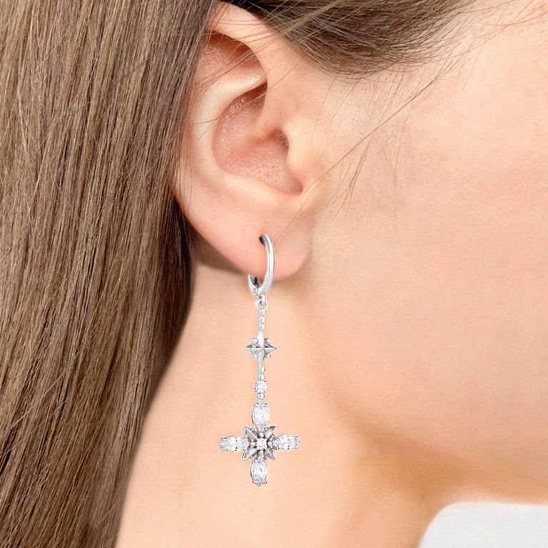 Серьги из серебра 49074А