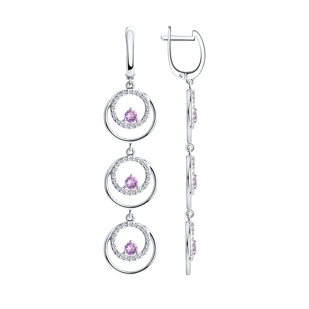 Серьги из серебра 92022274